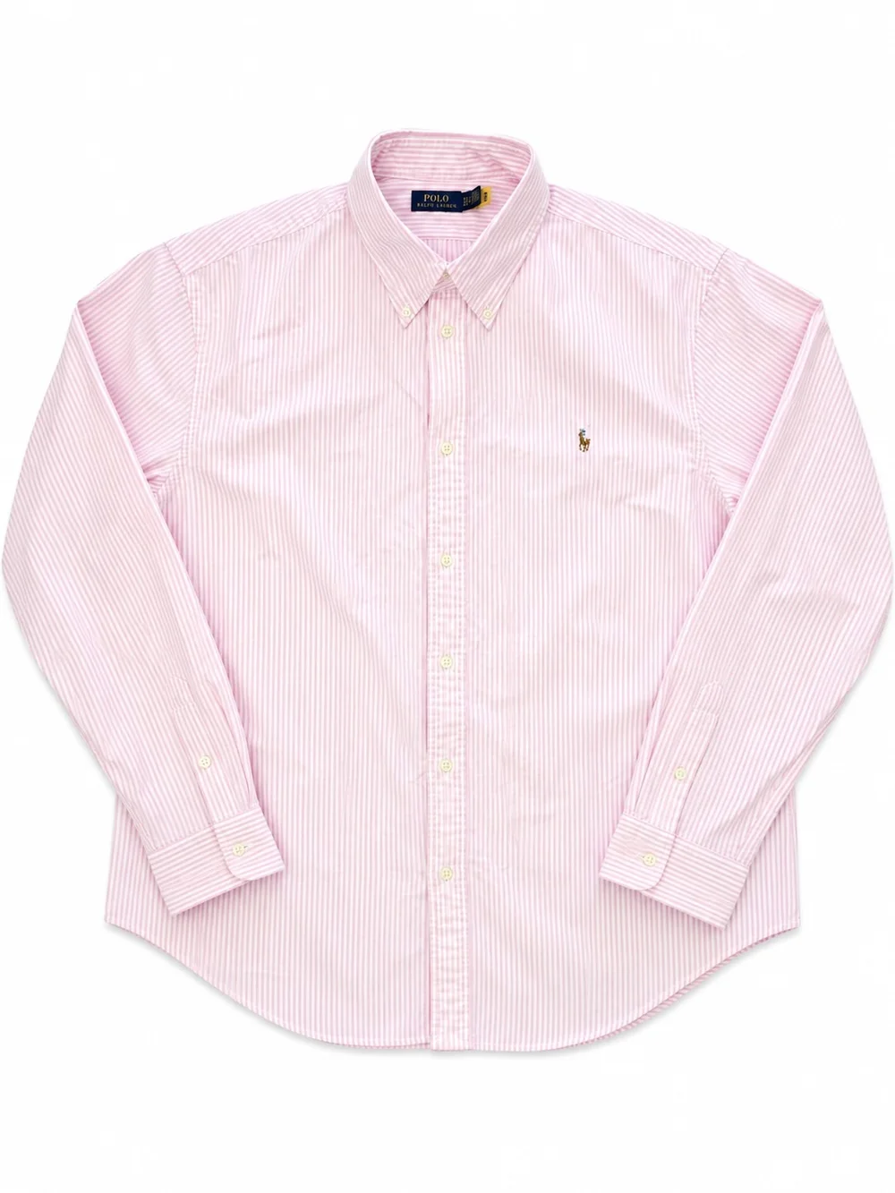 Polo by Ralph Lauren Light Pink Striped Button-Down Shirt
